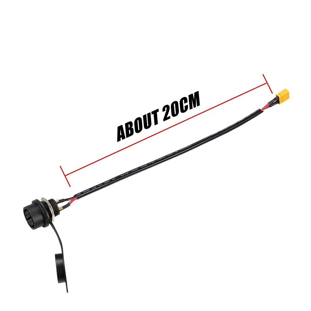 LANGFEITE GT2 GT3 GT4 GT2S GT4S RS C1 C2 C5 H2 전동 스쿠터용 새 YJ20 충전 포트 (암 커넥터 전원 입력 소켓)