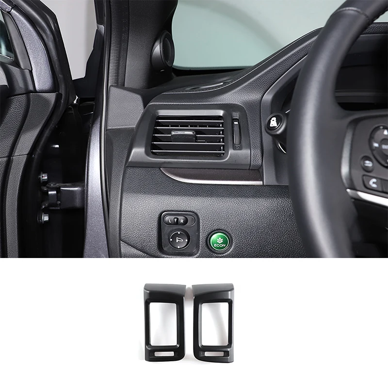 

For Honda Pilot 2015-2022 ABS Matte Black Car Side Air Vent Frame Decorative Cover Interior Modification Accessories LHD