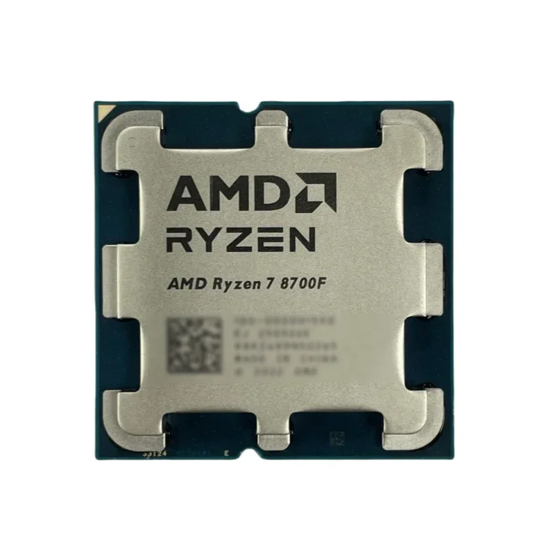 AMD 라이젠 7 8700F 프로세서 8코어 16스레드 4.1GHz 기본 속도 5.0GHz 최대 부스트 속도 AM5 소켓 24MB 게임 캐시 4nm 65W TDP DDR5 데스크탑 CPU