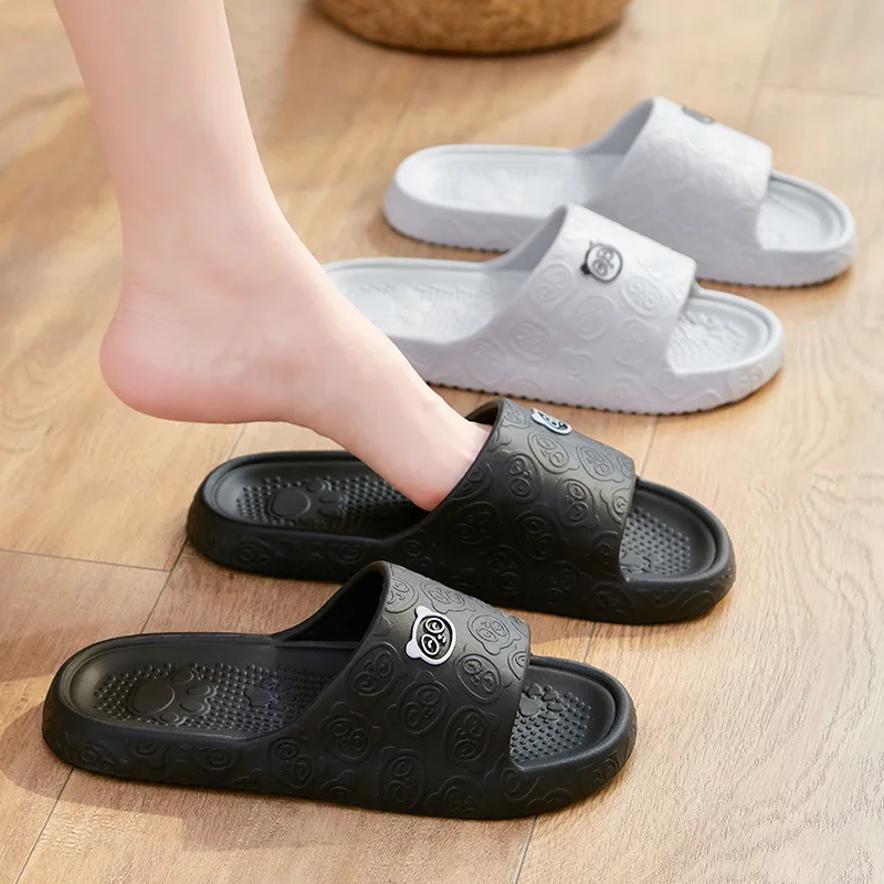 Eva Soft Sole Chunky Platform Slippers Women Summer Thick Sole Cloud Slides Beach Sandals Woman Non-Slip Outdoor Flip Flops Slippers Sandals Shoes Slippers Sandals Non Slip Slippers Female Slippers