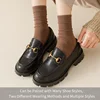 6 Pairs Set Cotton Socks Medium Tube Knitted Loose Long Soft Solid Color Crew Casual Sock Black White Breathable Spring Autumn 2