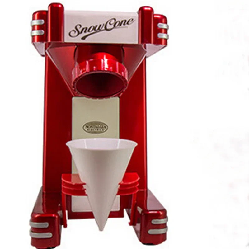 3kg/min Nostalgia Ice Crusher Household Electric Snowflake Metal Shaved Ice Machine Slush Machine Freezer Snow ice crusher machine
