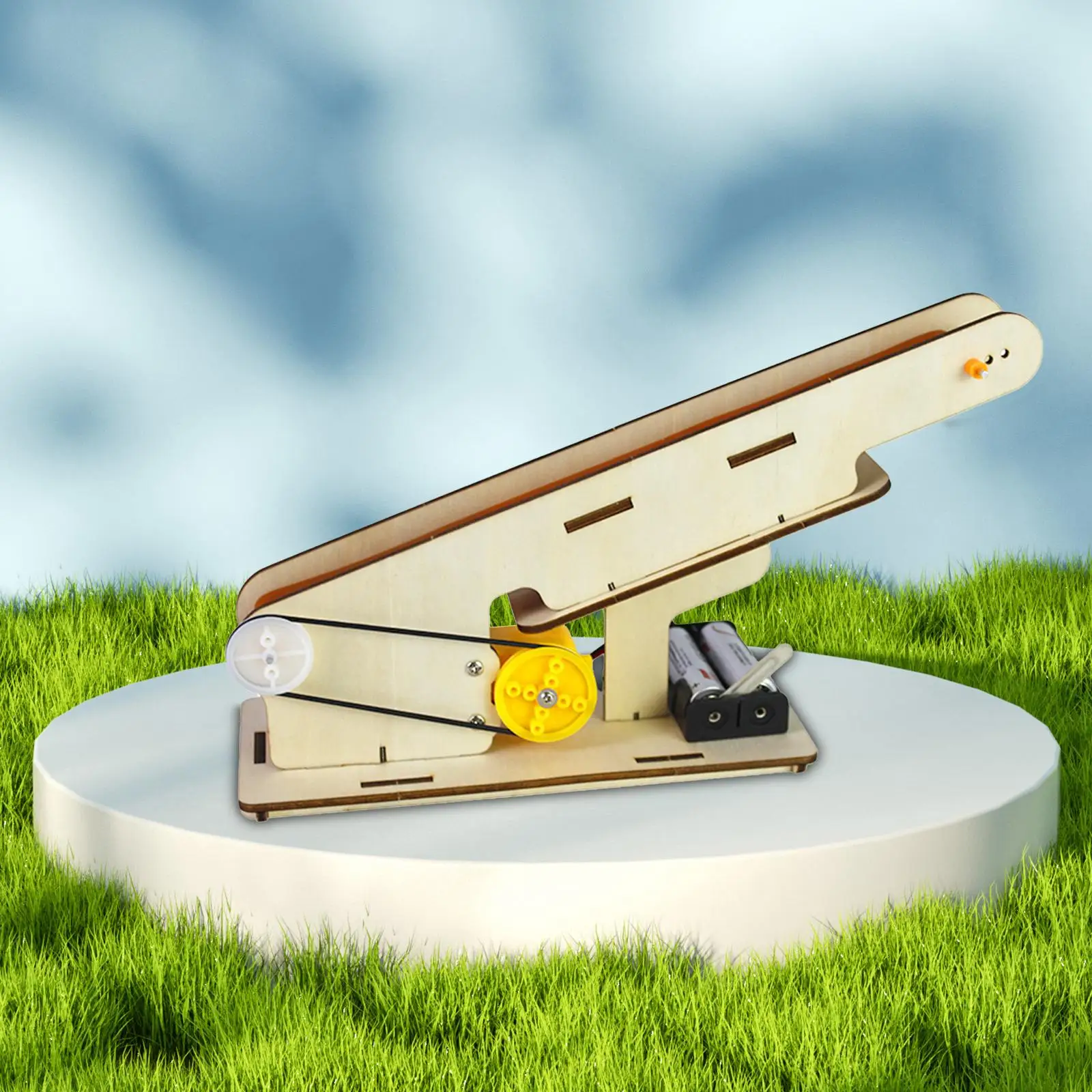 

Conveyor Belt Toy Handmade 3D Puzzle Building Toy Stem Science Project Model for Girls Boys School Family Projects Birthday Gift