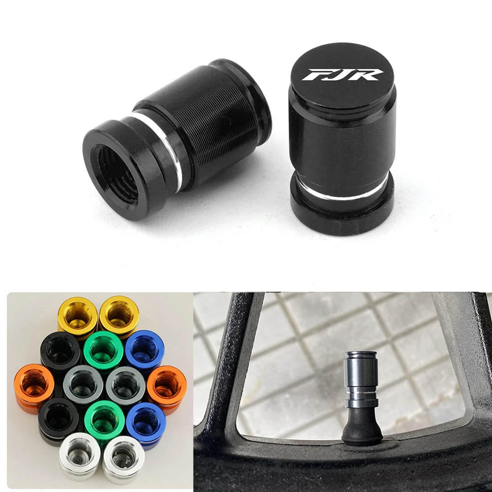 

LOGO FJR For Yamaha FJR1300 FJR 1300 2004-2015 Motorcycle CNC Accessories Wheel Tire Valve Air Port Stem Cover Cap