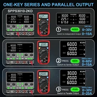 Dual Channel 4 in1 DC Power Supply RS232/485 USB Adjustable Voltage Regulator OCP/OVP Output Support Series Parallel Connection - Image 5