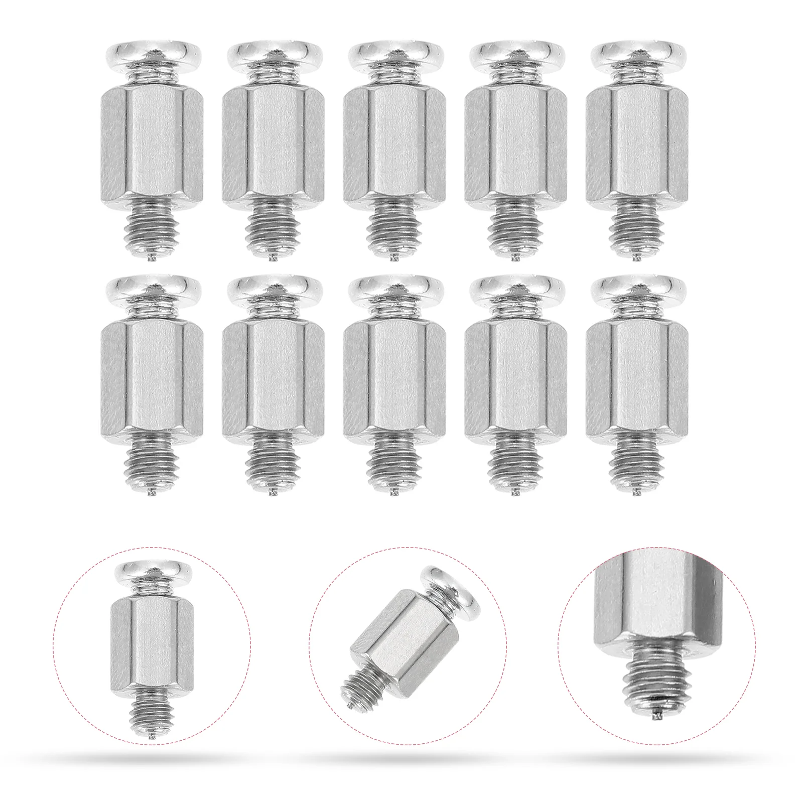 

20PCS Metal Screw for M2 SSD M2 Motherboard Mounting Screw Hex Nut Supply