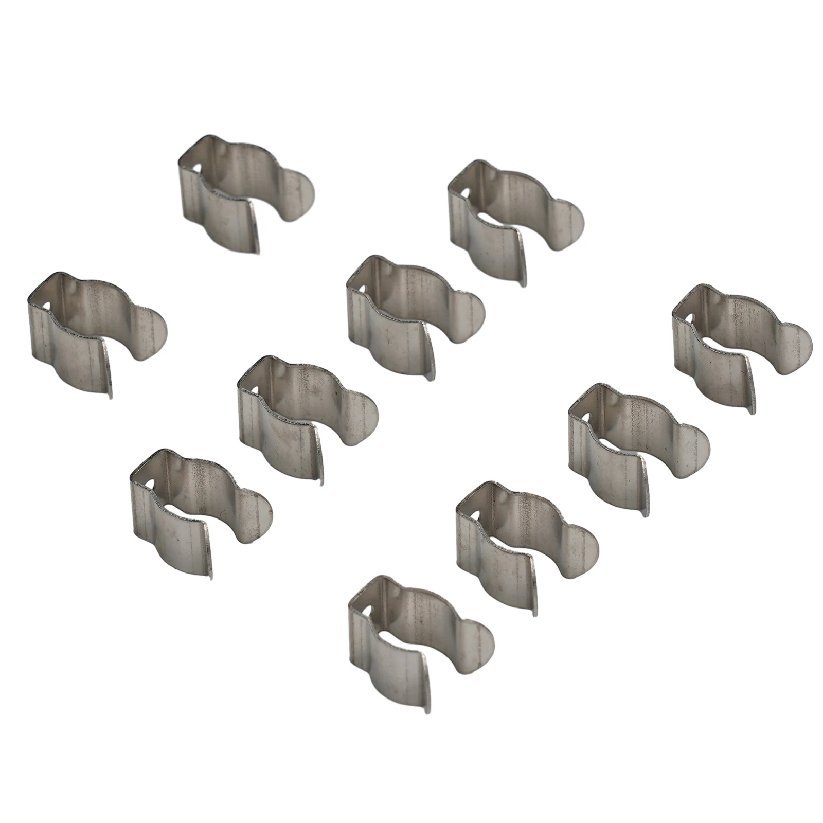 10pcs Spring Terry Clips Stainless Steel Narrow Base Tools 6mm-28mm Heavy Duty Tools Storage Hangers For Garages Sheds Hardwares
