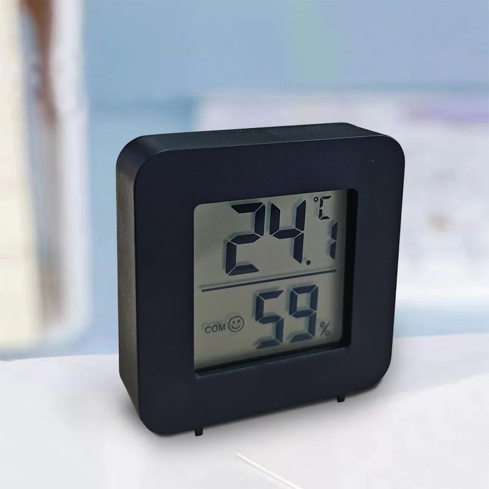 미니 실내 온도계 습도계 LCD 디지털 디스플레이 습도 측정기 센서 주변 온도 모니터 가정용 주방 욕실용 ‌