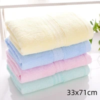 Manufacturers selling bamboo fiber thickening Small towel infant baby wipes  pure color hand towel  children wash face towel 6