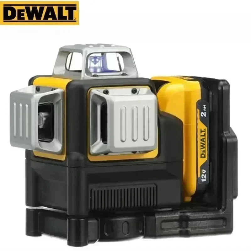 Dewalt DW089LG 3 Sides*360 12 Lines Laser Level Horizontal Green Light tool Meter Outdoor Degree Vertical 12V Battery laser level