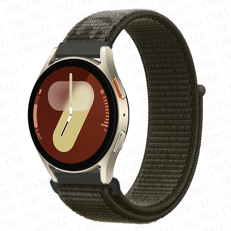 Versatile Nylon Loop Bracelet for Smartwatches - 22mm/20mm Band