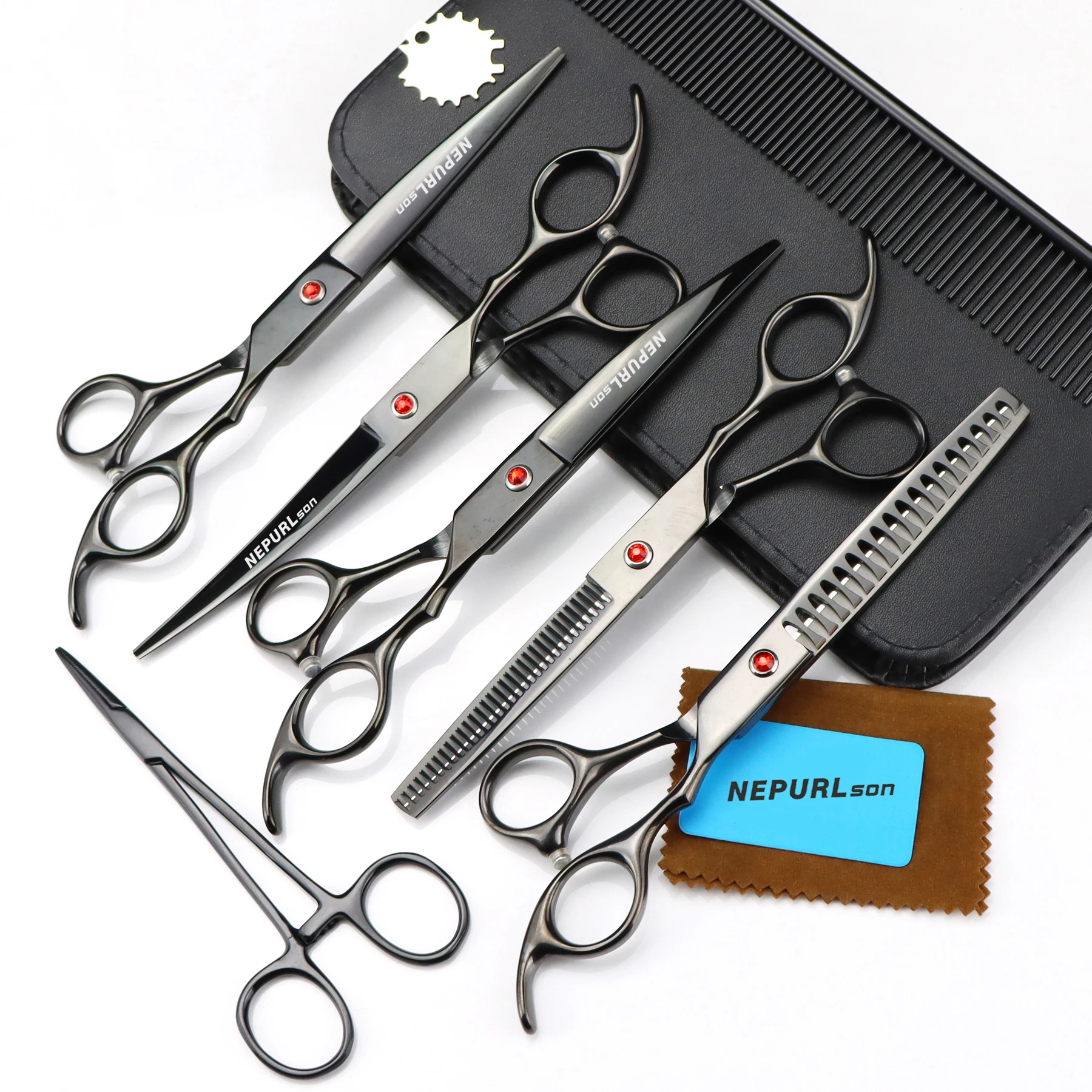 7/8.0 inch Pet grooming scissors set