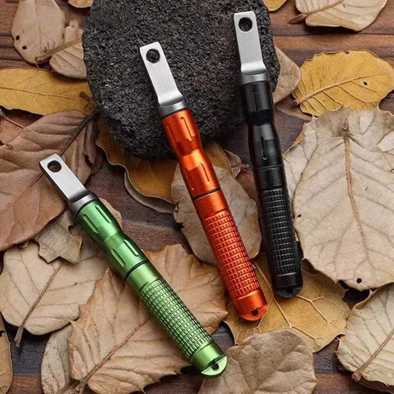 New Outdoor Survival Waterproof Lighter Portable Adventure Camping Cigarette Accessories Men's Small Gift Tool 6