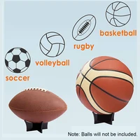 Acrylic Ball Holder Basketball Display Stand Football Volleyball Soccer Display Stand Triangle Rack Sports Ball Storage Bracket 2