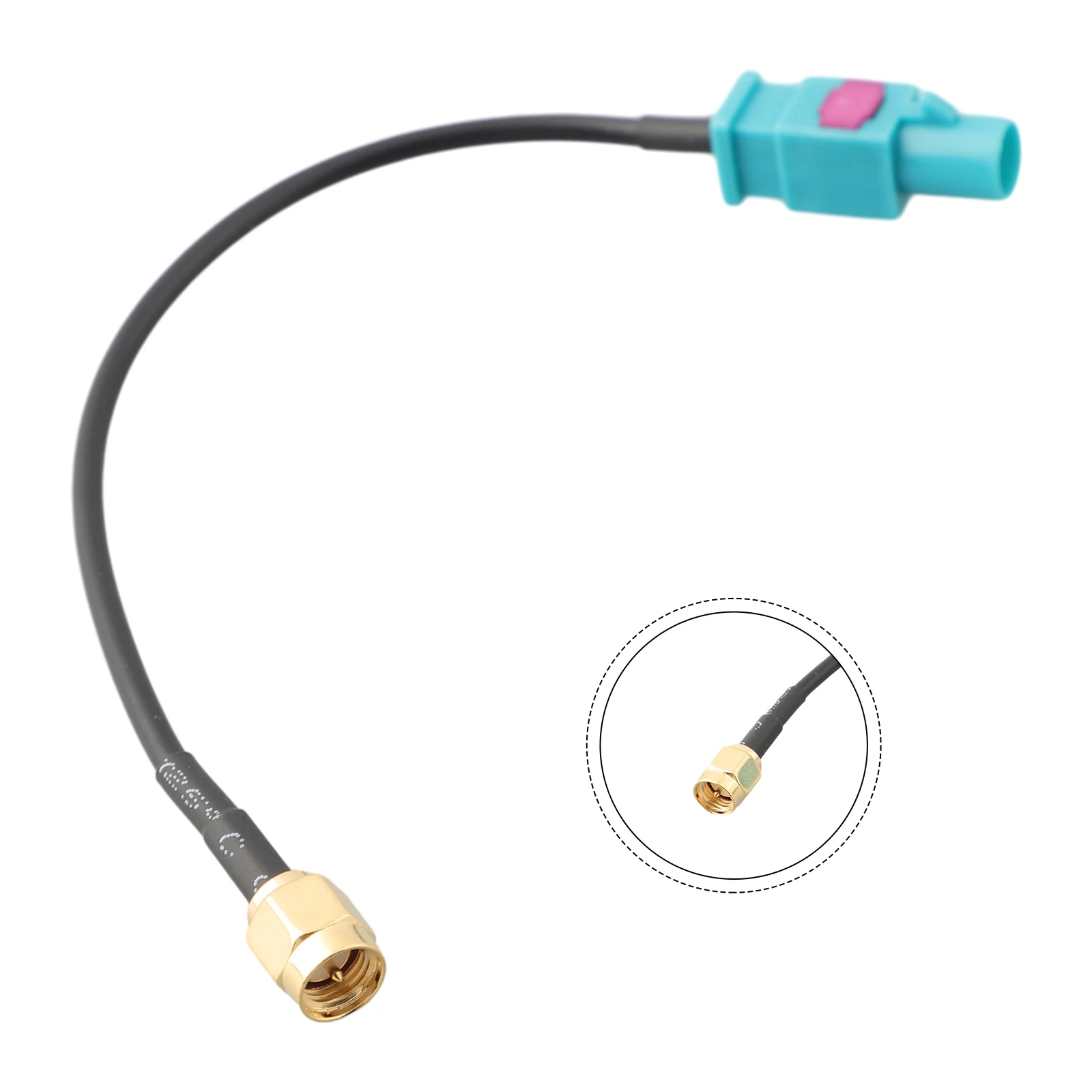 

1pc RG174 Universal Antenna Adapter Cable Extension Cable Fakra-Z Male To SMA Male Fit For GSM / GPS / DAB TV Antennas