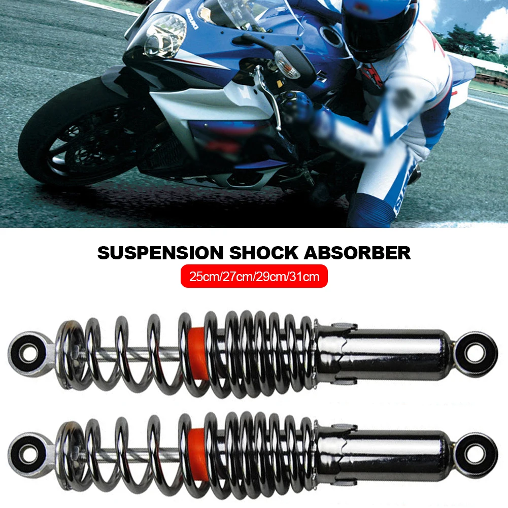

2Pcs Motorcycle Rear Shock Absorbers Suspension For ATV Gokart Electric bike hydraulic Adjustable Rear Motorbike Suspension