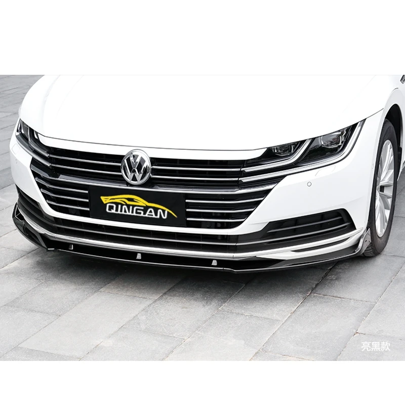 Nuovo 3 Pcs Car Paraurti Anteriore Lip Spoiler Splitter Diffusore Abs Color Body Kit Per Volkswagen Passat Cc Arteon 2019 +