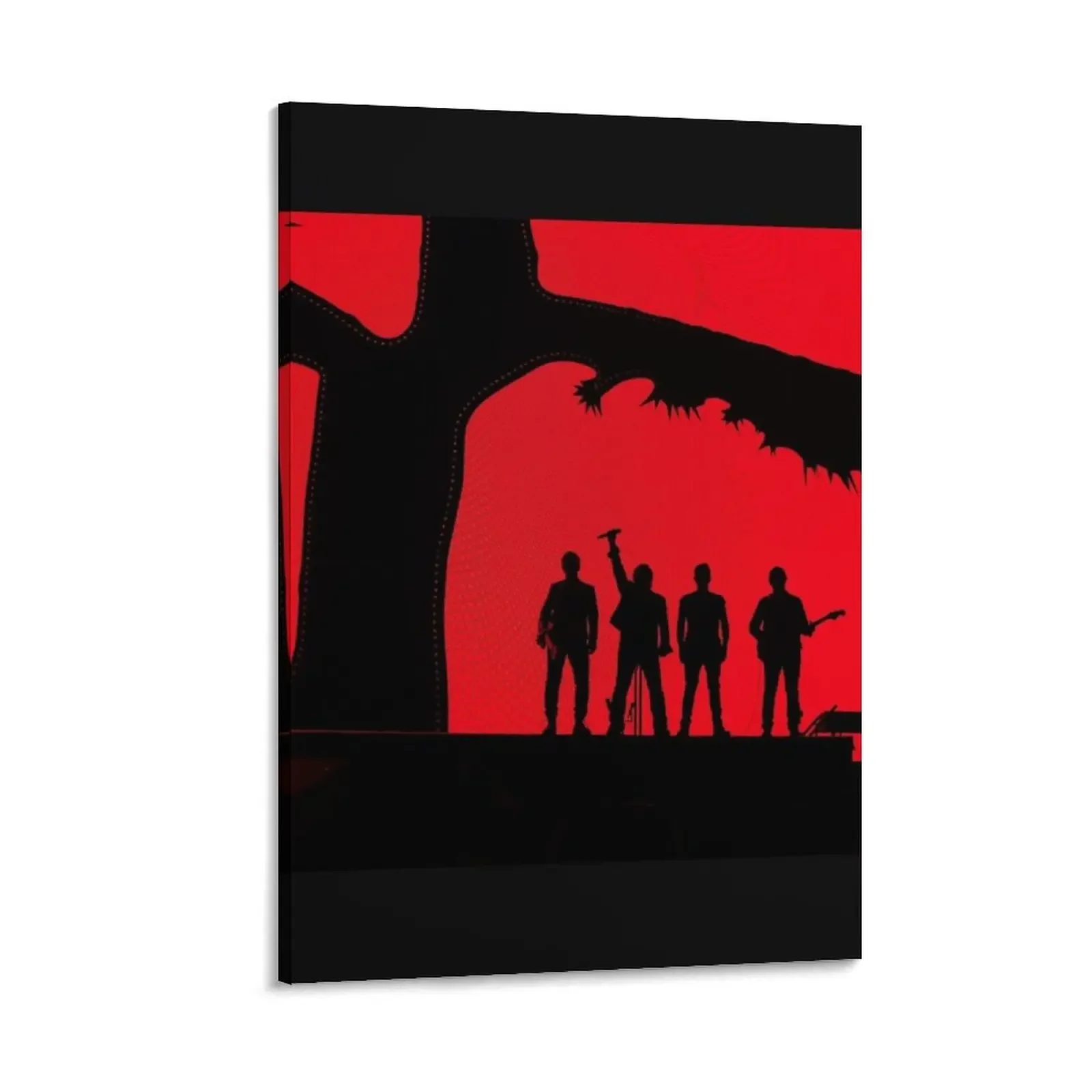 

u2, under tree, joshua Canvas Painting paintings wall decor Decoration wall home decor home decoration accessories
