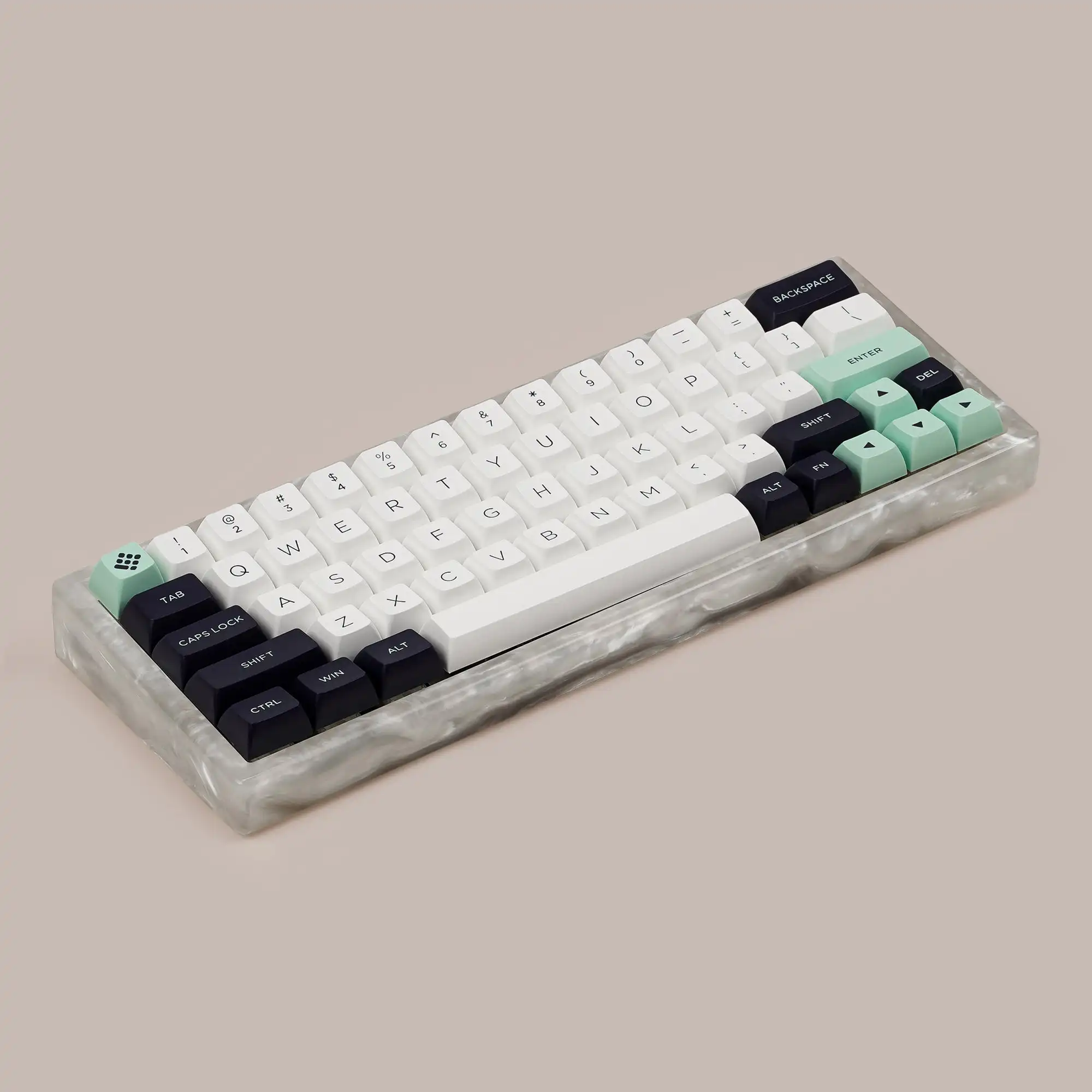 KBDfans Fully Assembled 60 Resin Case Soldered Mechanical Keyboard