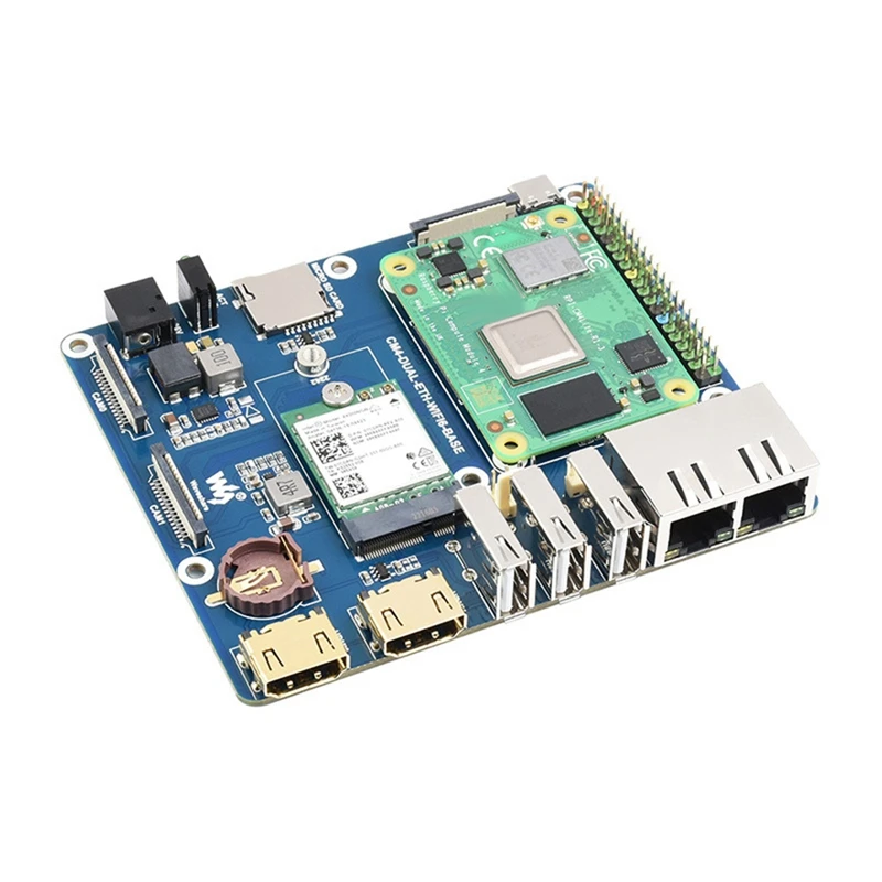 Waveshare CM4  ETH WIFI6 ̽,    4 WIFI6  Ʈ Ȯ  º M.2 E Ű ̽