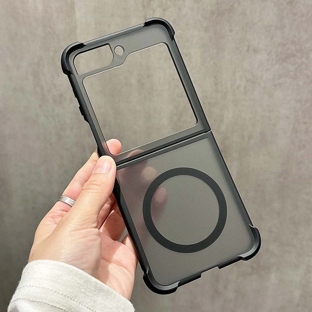 Shockproof Matte Magnetic Wireless Charging Case with Magsafe Protection