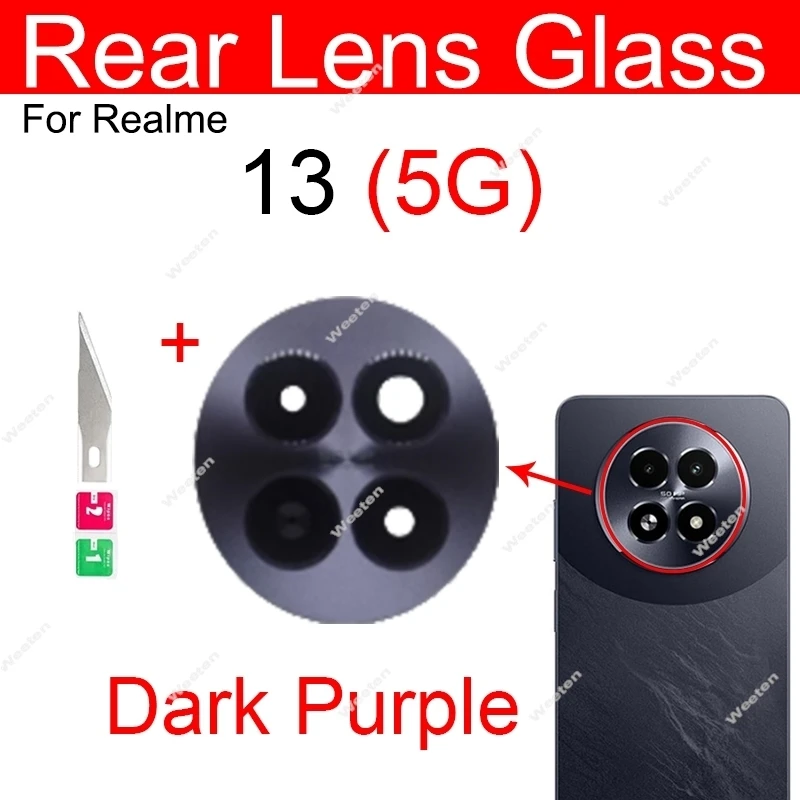Premium Rear Camera Glass Lens with Adhesive for Easy Replacement - High-Quality Repair Component
