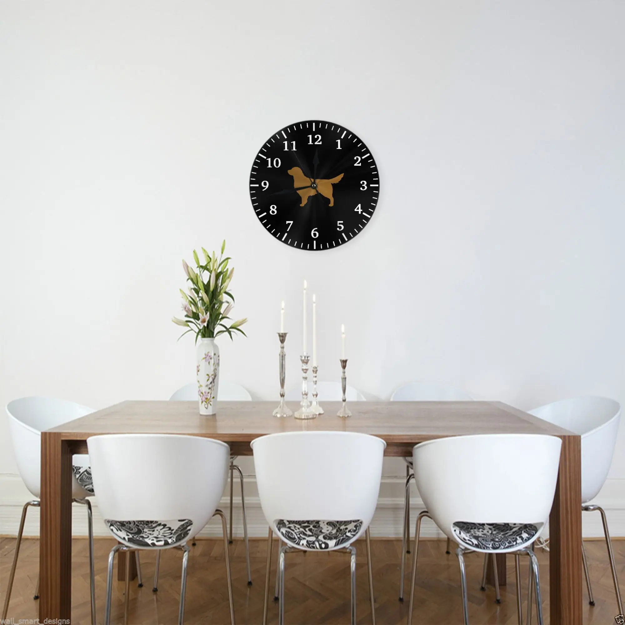 golden-retriever-dog-silhouette-wall-clock-silent-round-home-decor
