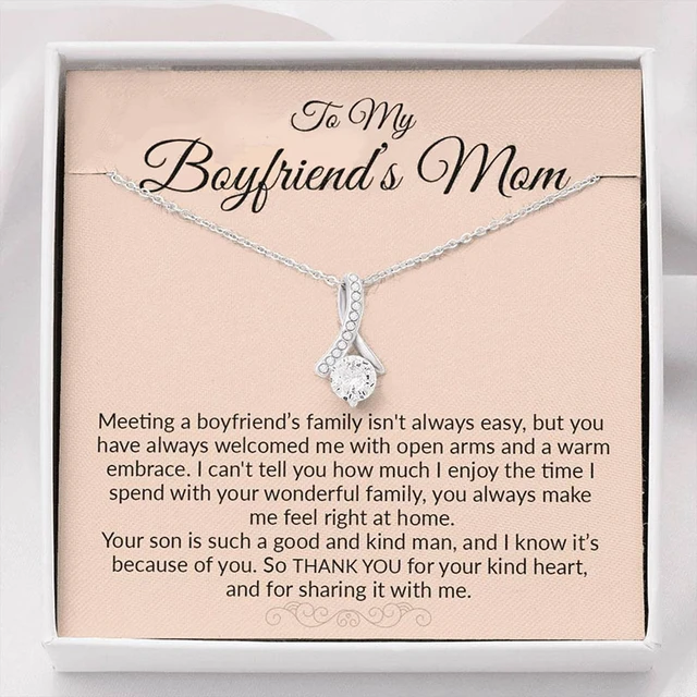 Birthday Gift For Boyfriend's Mom Jewelry Necklace Mother's Day