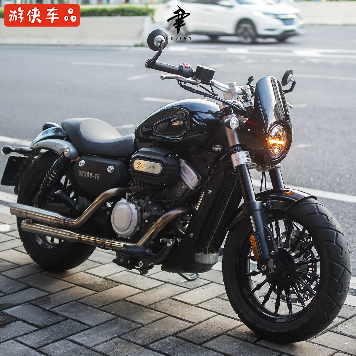 Keeway V Cruise 125 Accessories Motorcycle Retrofit headlight cover pig head cover windshield shroud front panel wi