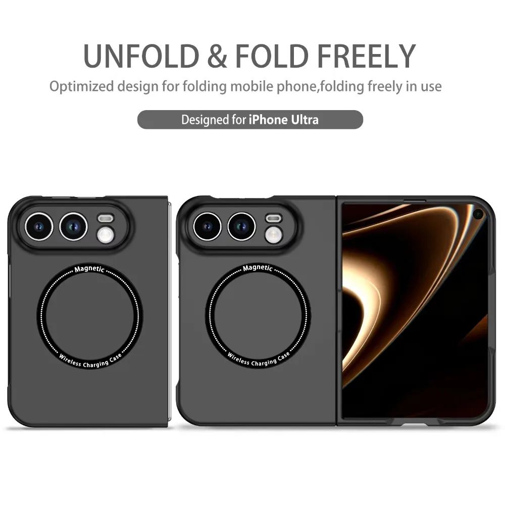 Ultra-Thin Magnetic Phone Case with Shockproof Protection and Magsafe Compatibility