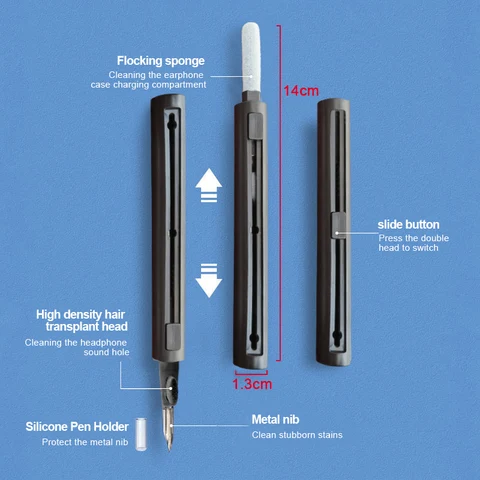 Cleaning Pen Brush Wireless Bluetooth Earphones Case Cleaning Tools Keyboard Cleaner Kit For MI Huawei Samsung Airpods