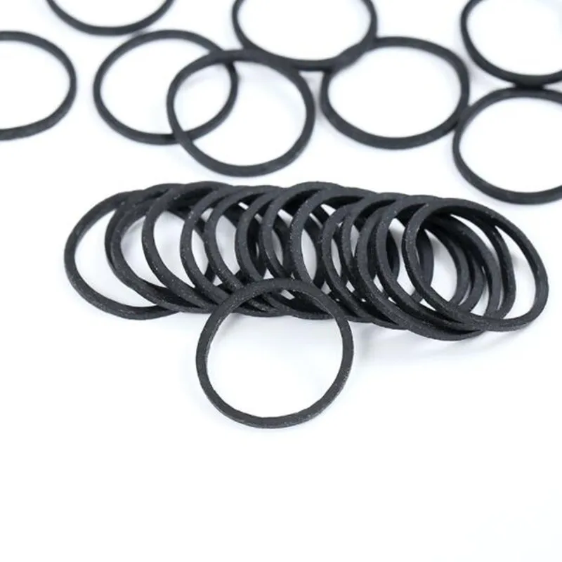 Black Rubber Bands, Small Rubber Bands Office Supplies, Soft Elastic Bands  School Home Diameter 13mm,06*0.9mm