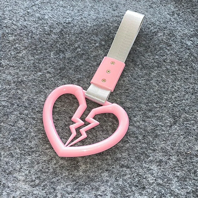 JDM Tsurikawa Heart Ring Car Tow Belt Train Bus Handle Hand Strap Drift Charm Strap Auto Accessories car tow decoration,car decoration strap,car tow strap,car accessories strap