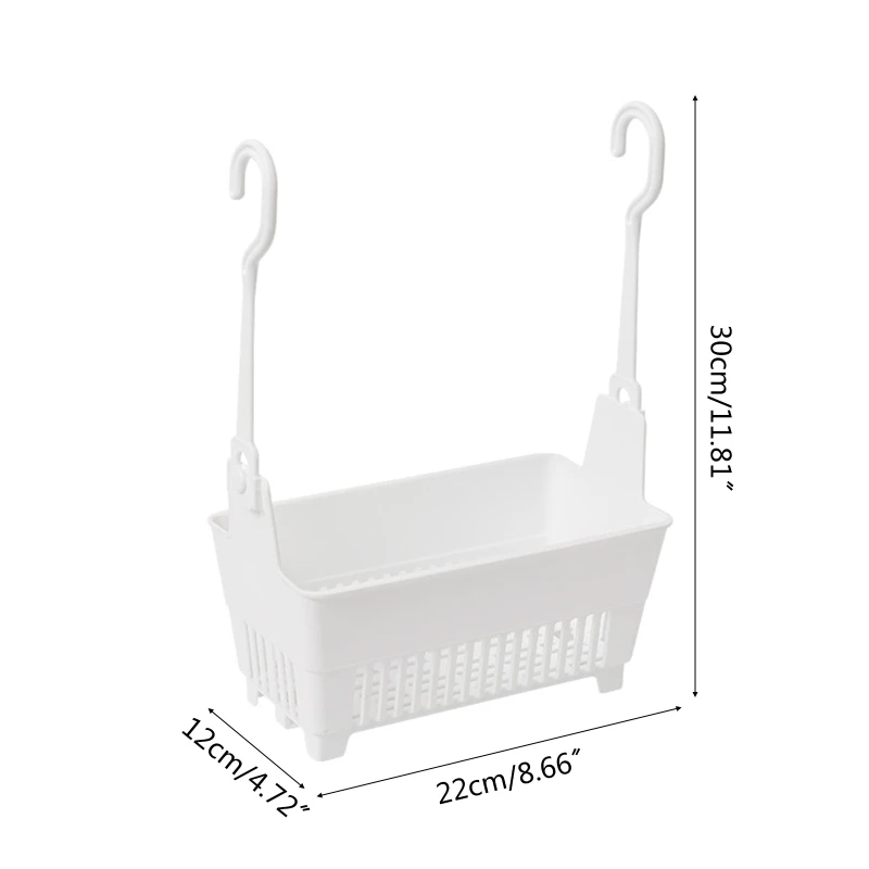 Sundries Hanging Basket Storage Drain Bag Shower Baskets Hook Makeup Organizer Kitchen Bathroom shower caddy basket
