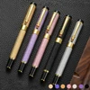 New Style High-end Metal Signature Fountain Pen Primary Student Graduation Gift Pens Business Office Writing Supplies Stationery 1