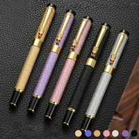 New Style High-end Metal Signature Fountain Pen Primary Student Graduation Gift Pens Business Office Writing Supplies Stationery 1