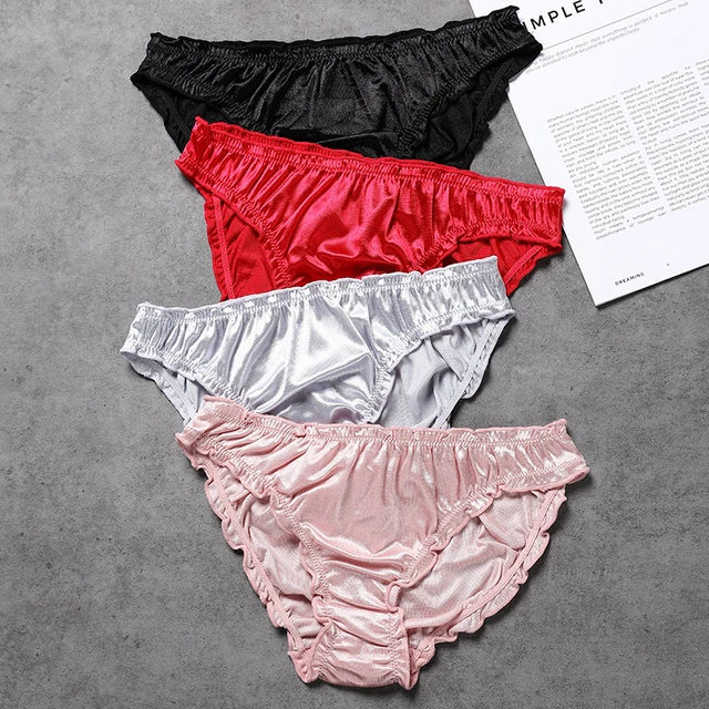 3 Pack Women Thong Sexy Satin Panties Low-waist Satin Briefs Thongs Sexy  Woman Without Censorship - Panties - AliExpress