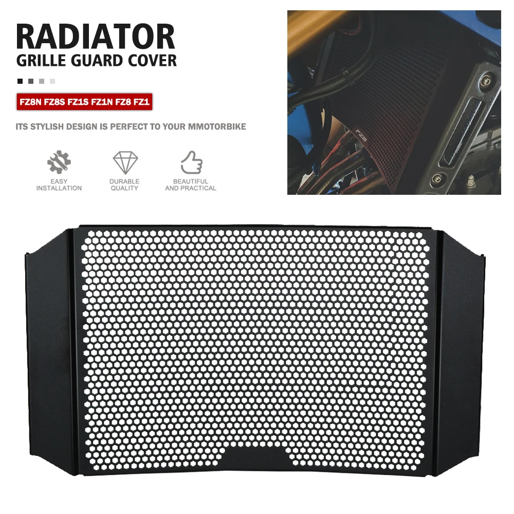 

Motorcycle Radiator Guard Grille Cover Protector Protective Grill Aluminum For Yamaha FZ8N FZ8S FZ1S FZ1N FZ8 FZ1 2006 -2015