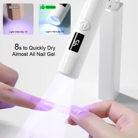 Portable Mini Led Nail Lamp Rechargeable Mini UV Led Lamp for Nails Gel Dry,Cordless Resin Curing UV Light Mini Nails Dryer 2