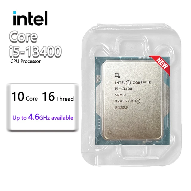 Intel Core i5 13400 CPU New i5-13400 2.5 GHz 10-Core 16-Thread 65W LGA 1700