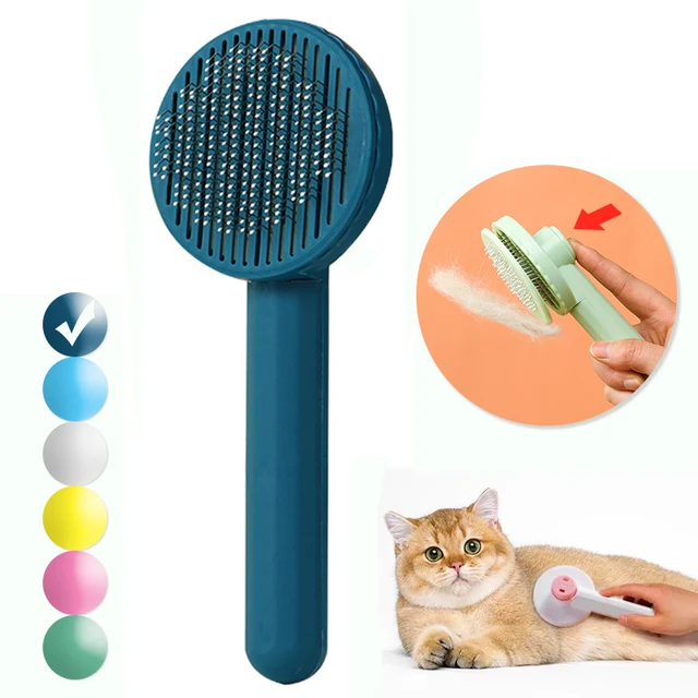 Cat Brush Pet Grooming Brush for Cats Remove Hairs Pet Cat Hair Remover Pets Hair Removal Comb Puppy Kitten Grooming Accessories 1