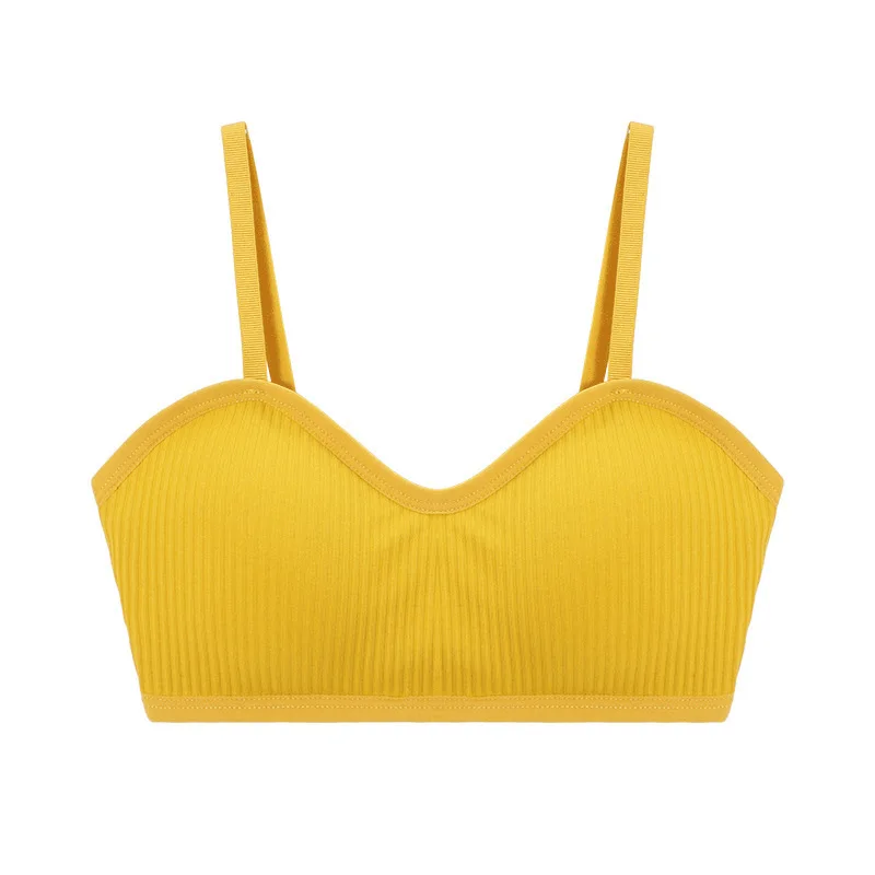Women Lingerie Bra Threaded Women's Vest Padded Bras Female Underwear Push Up Bralette Wrap Top