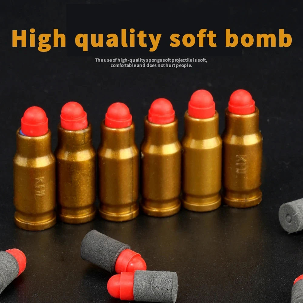 Shell Throwing Soft Bullet Toy Guns EVA Airsoft Pistol Toy for Children Outdoor Combat Weapon Eat Chicken Pellet Gun Toy For Boy 3