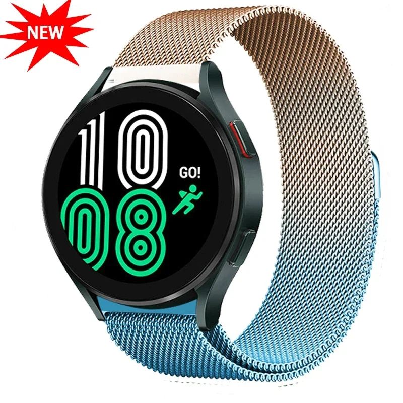 Elegant Milanese Loop Watch Strap - Premium Stainless Steel Mesh Bracelet, 20mm/22mm