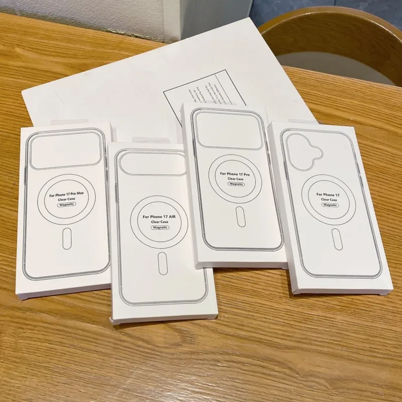 Original Clear For Magsafe Case For Apple iPhone 17 Air 16 16E 15 14 13 12 Mini 11 Pro Max Plus Magnetic Wireless Charging Cover 6