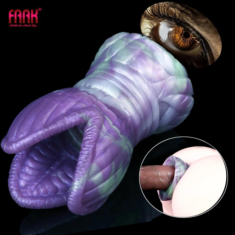 FAAK Fantasy Voyeur Anal Speculum Silicone Hollow Anal Plug Dilator Expansion Multi color Sex Toys For Women Men Flirting for Anal Plug Dilator