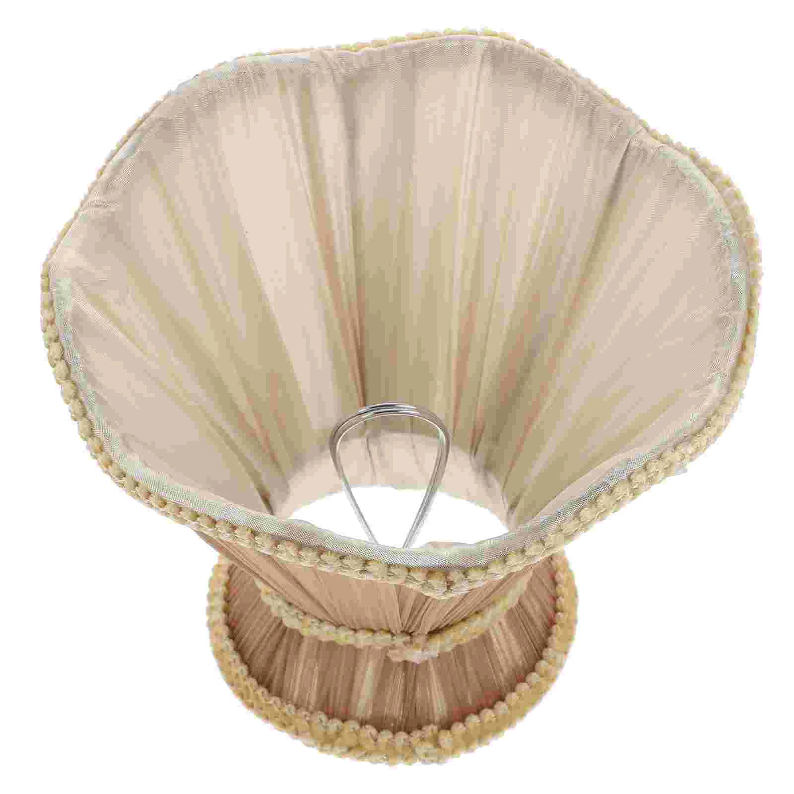 

Fabric Lampshade Exquisite Cloth Light Cover Decor Durable Mushroom Floor Hotel
