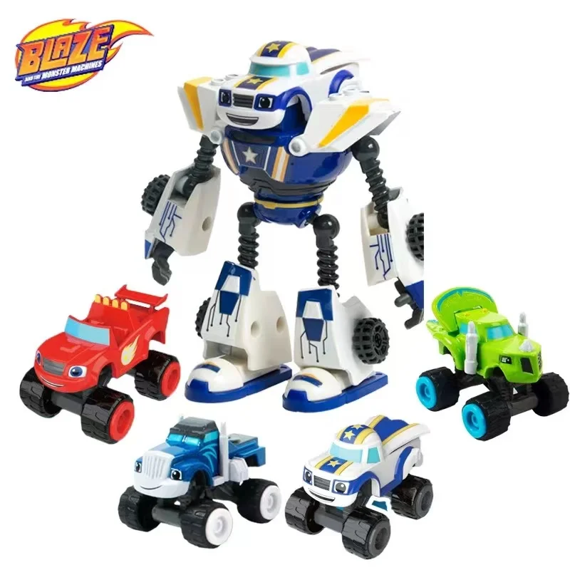 Blaze Monster Machines Action Figures: Alloy Robot Vehicle