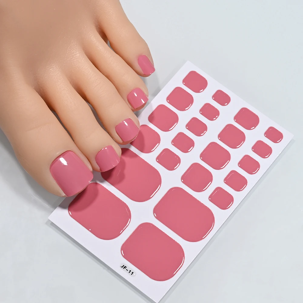Toe Nail Sticker Wraps usage