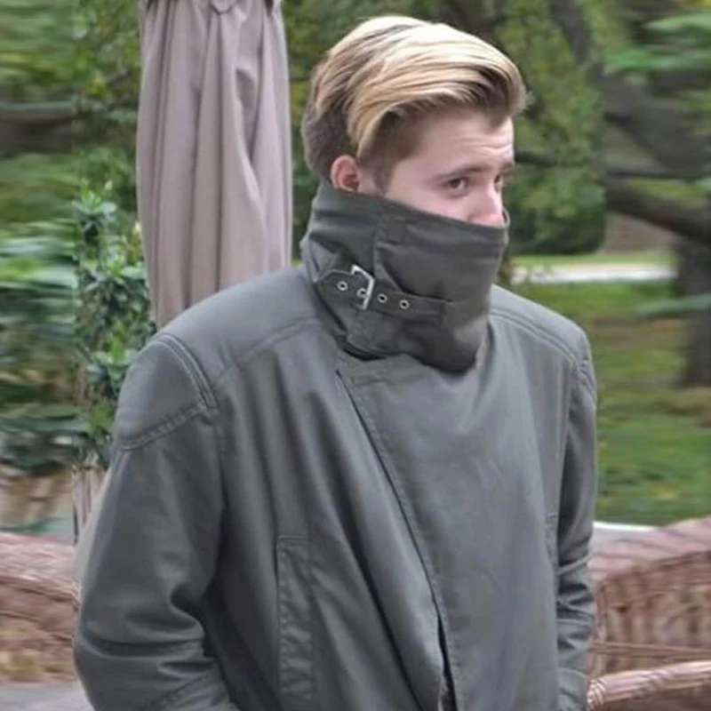 ブレードランナー2049アメリカンミッドレングスラムウールトレンチコート男性用 Meimei-コットントレンチコート、「ブレードランナー」、2049 